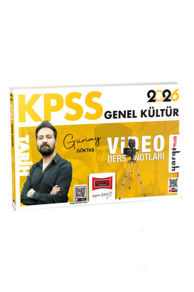 Yargı Yayınları 2026 KPSS Genel Kültür Tarih Video Ders Notları (Günay Göktaş) - Yargı KPSS kitap kapağı