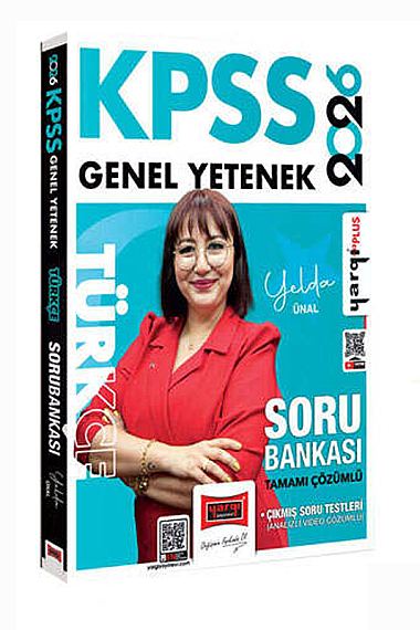 Yargı Yayınları 2026 KPSS Genel Yetenek Tamamı Çözümlü Türkçe Soru Bankası (Yelda Ünal) - Yargı KPSS kitap kapağı