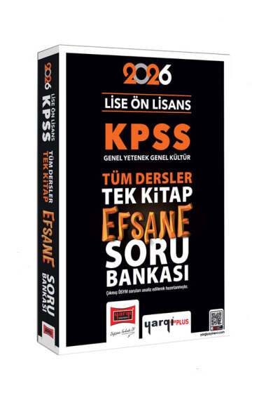 Yargı Yayınları 2026 KPSS Lise Ön Lisans GK-GY Tüm Dersler Tek Kitap Efsane Soru Bankası - Yargı KPSS kitap kapağı