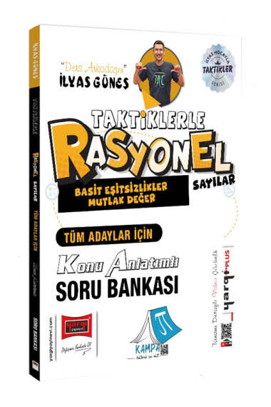 Yargı Yayınları Tüm Adaylar İçin Taktiklerle Rasyonel Sayılar Konu Anlatımlı Soru Bankası (İlyas Güneş) - Yargı Yayınları kitap kapağı