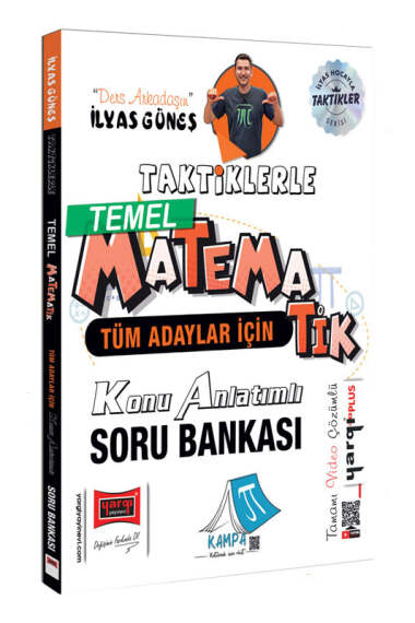 Yargı Yayınları Tüm Adaylar İçin Taktiklerle Temel Matematik Konu Anlatımlı Soru Bankası (İlyas Güneş) - Yargı Yayınları kitap kapağı