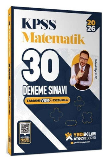 Yediiklim Yayınları 2026 KPSS Matematik Atölye Serisi 30 Deneme - Yediiklim Yayınları kitap kapağı