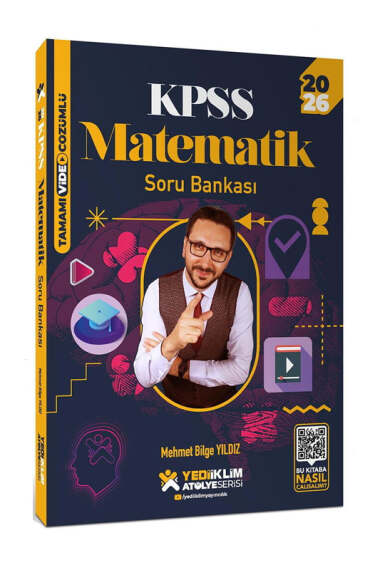 Yediiklim Yayınları 2026 KPSS Genel Yetenek Atölye Serisi Matematik Soru Bankası - Yediiklim Yayınları kitap kapağı
