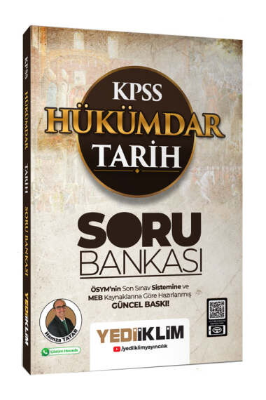 Yediiklim Yayınları KPSS Genel Kültür Tarih Hükümdar Soru Bankası - Yediiklim Yayınları kitap kapağı