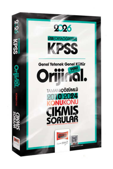 Yargı Yayınları 2026 KPSS Lise-Ortaöğretim GK-GY Orijinal 2010-2024 Konu Konu Çıkmış Sorular - Yargı KPSS kitap kapağı