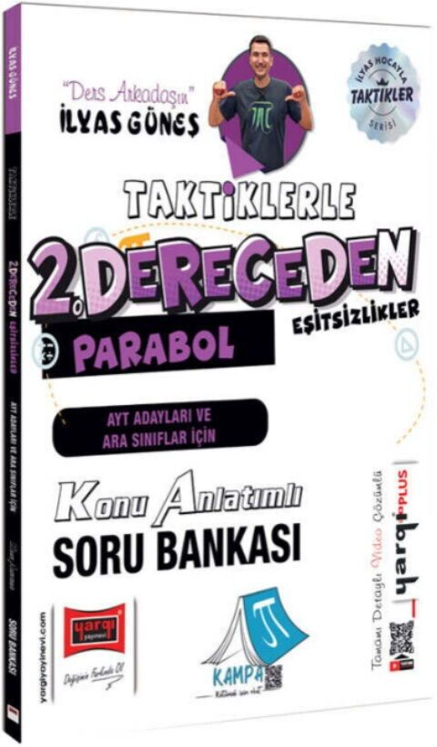 Yargı Yayınları AYT Adayları ve Ara Sınıflar İçin Taktiklerle 2.Dereceden Eşitsizlikler Parabol Konu Anlatımlı Soru Bankası - Yargı Yayınları kitap kapağı