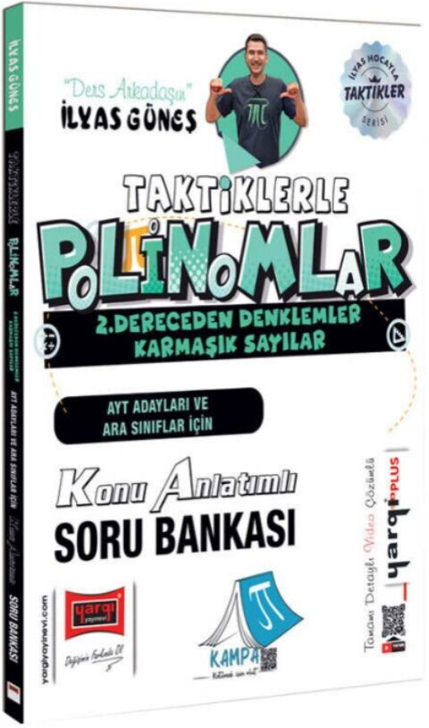 Yargı Yayınları AYT Adayları ve Ara Sınıflar İçin Taktiklerle Polinomlar 2. Dereceden Denklemler Konu Anlatımlı Soru Bankası - Yargı Yayınları kitap kapağı