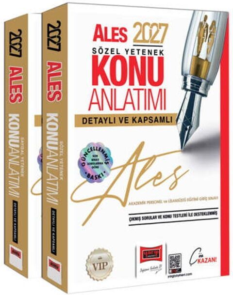 Yargı Yayınları 2027 ALES VİP Sayısal-Sözel Yetenek Detaylı ve Kapsamlı Konu Anlatımı 2 Cilt - Yargı Yayınları kitap kapağı