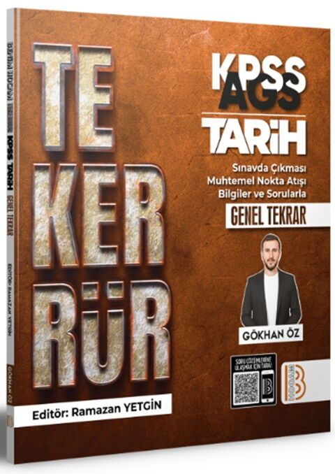 Benim Hocam KPSS AGS Tekerrür Tarih Genel Tekrar - Benim Hocam Yayınları kitap kapağı