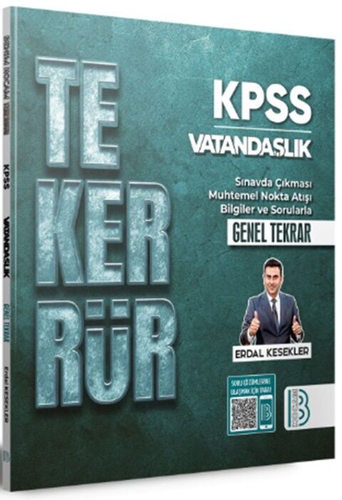 Benim Hocam KPSS Tekerrür Vatandaşlık Genel Tekrar - Benim Hocam Yayınları kitap kapağı