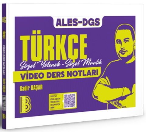 Benim Hocam ALES DGS Türkçe Sözel Yetenek Sözel Mantık Video Ders Notları - Benim Hocam Yayınları kitap kapağı