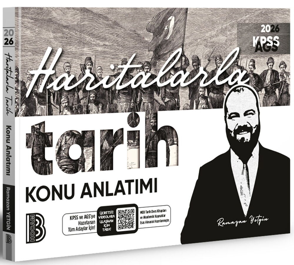 Benim Hocam Yayınları 2026 KPSS Haritalarla Tarih Konu Anlatımı - Benim Hocam Yayınları kitap kapağı
