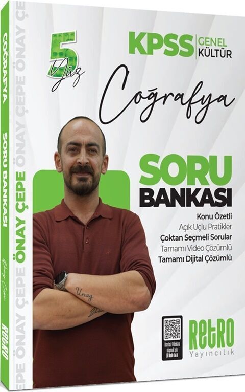 Retro Yayıncılık KPSS Genel Kültür Coğrafya Soru Bankası - Retro Yayınları kitap kapağı