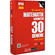 2026 KPSS Tüm Adaylar İçin Matematik Geometri 30 Deneme Tamamı Çözümlü - Pegem Yayınları kitap kapağı