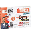 2026 KPSS Türkçe Akademisi Video Ders Notları Berk Ekici - İndeks Akademi Yayıncılık kitap kapağı