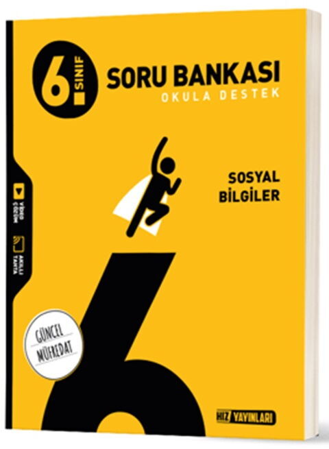 6. Sınıf Sosyal Bilgiler Soru Bankası - Hız Yayınları kitap kapağı