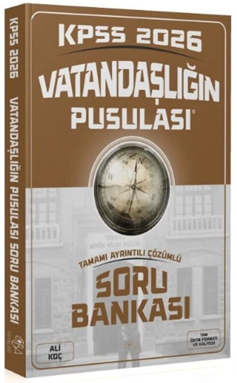 2026 KPSS Vatandaşlığın Pusulası Soru Bankası - CBA Akademi kitap kapağı