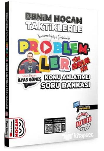 Tüm Adaylar İçin Taktiklerle Problemler Konu Anlatımlı Soru Bankası - Benim Hocam Yayınları kitap kapağı