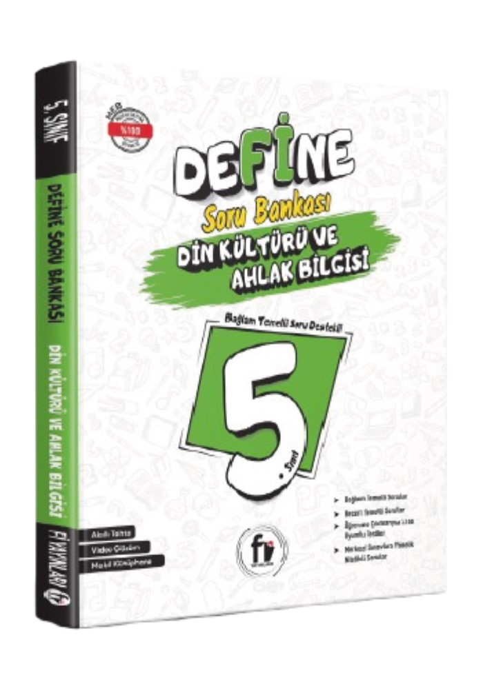 Fi Yayınları 5. Sınıf Define Din Kültürü Soru Bankası (yeni Ürün) - Fi Yayınları kitap kapağı