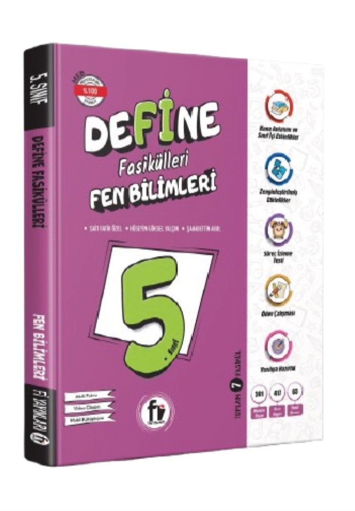 Fi Yayınları 5. Sınıf Define Fen Bilimleri Fasikül (yeni Ürün) - Fi Yayınları kitap kapağı