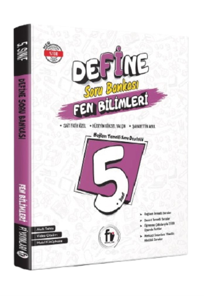 Fi Yayınları 5. Sınıf Define Fen Bilimleri Soru Bankası (yeni Ürün) - Fi Yayınları kitap kapağı