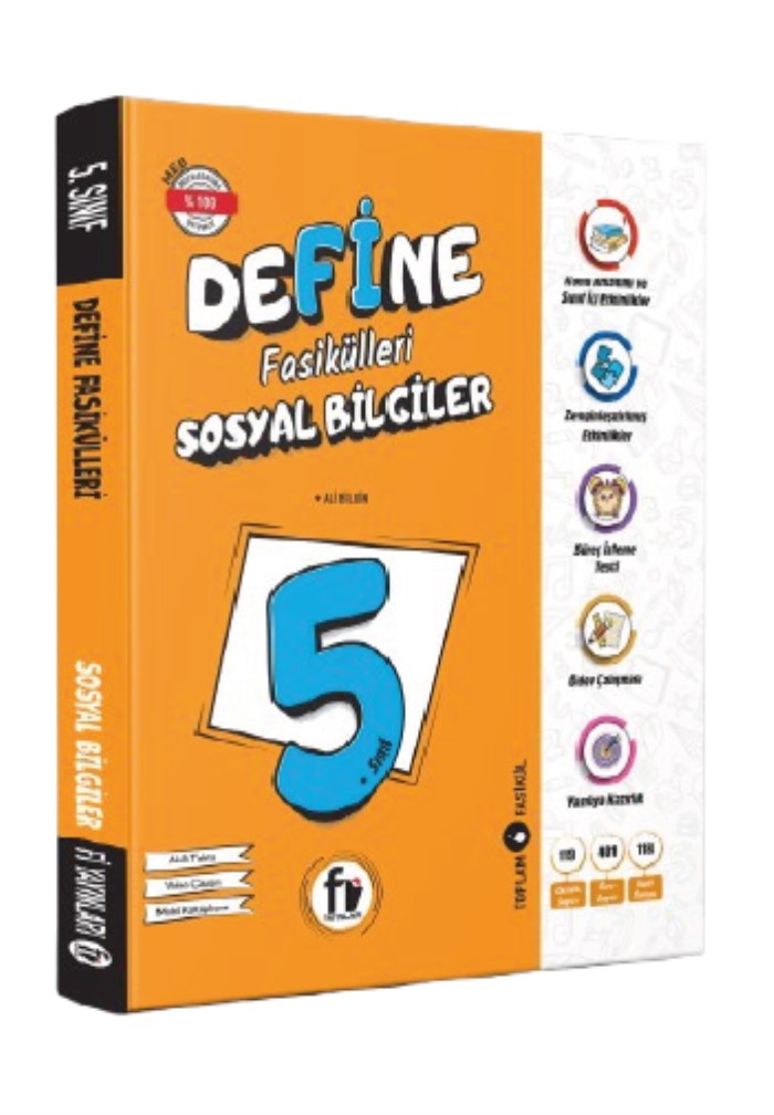 Fi Yayınları 5. Sınıf Define Sosyal Bilgiler Fasikül (yeni Ürün) - Fi Yayınları kitap kapağı