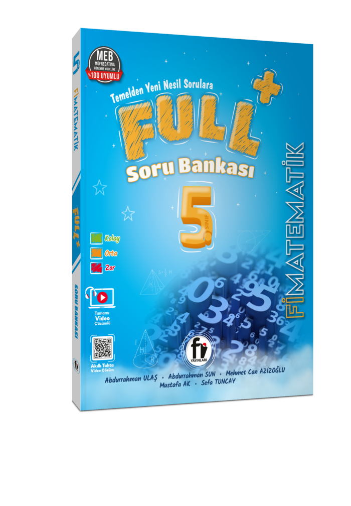 Fi Yayınları 5. Sınıf Full+ Matematik Soru Bankası - Fi Yayınları kitap kapağı