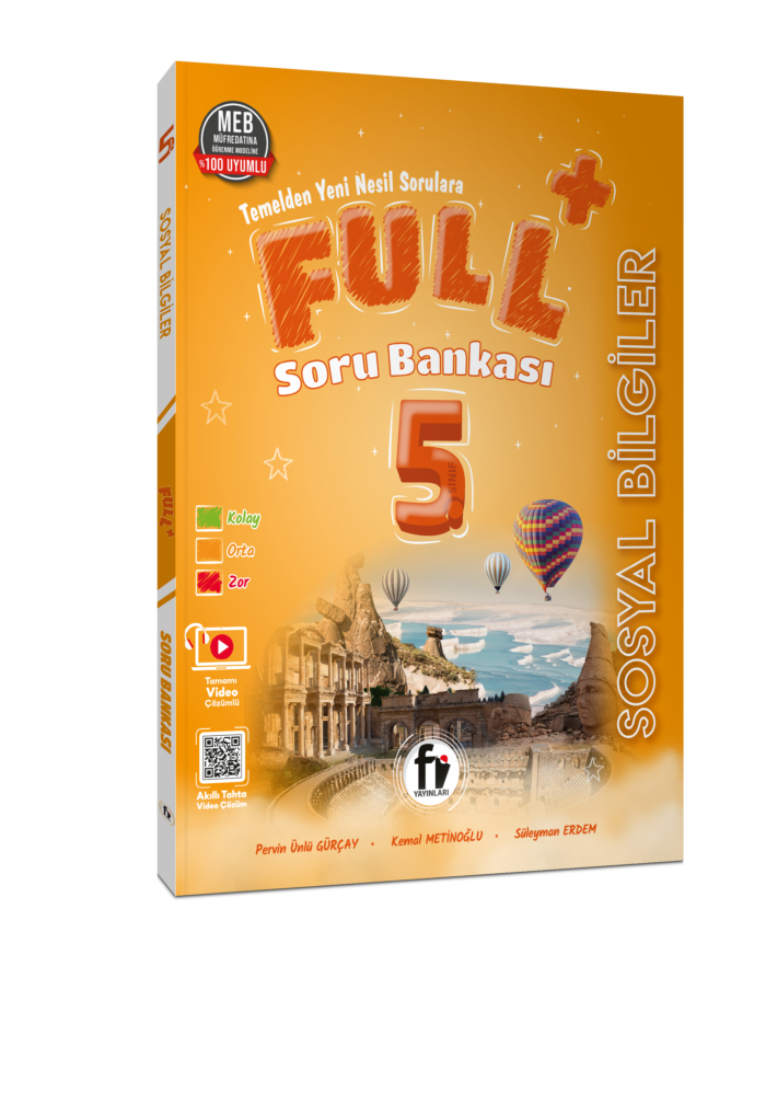 Fi Yayınları 5. Sınıf Full+ Sosyal Bilgiler Soru Bankası - Fi Yayınları kitap kapağı