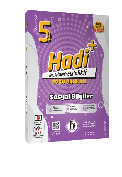 Fi Yayınları 5. Sınıf Hadi+ Sosyal Bilgiler Konu Anlatımlı - Fi Yayınları kitap kapağı