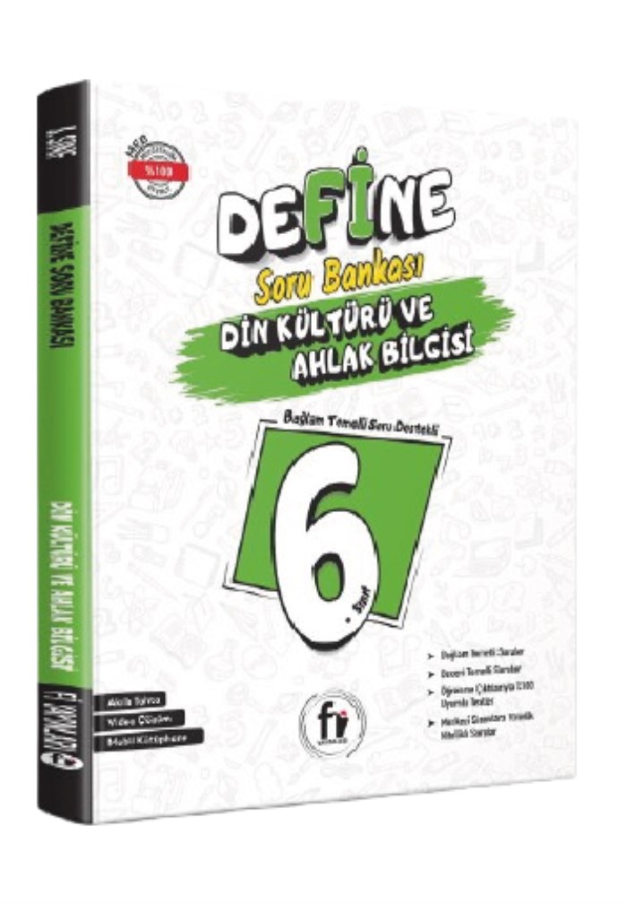 Fi Yayınları 6. Sınıf Define Din Kültürü Soru Bankası (yeni Ürün) - Fi Yayınları kitap kapağı
