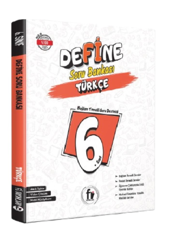Fi Yayınları 6. Sınıf Define Türkçe Soru Bankası (yeni Ürün) - Fi Yayınları kitap kapağı
