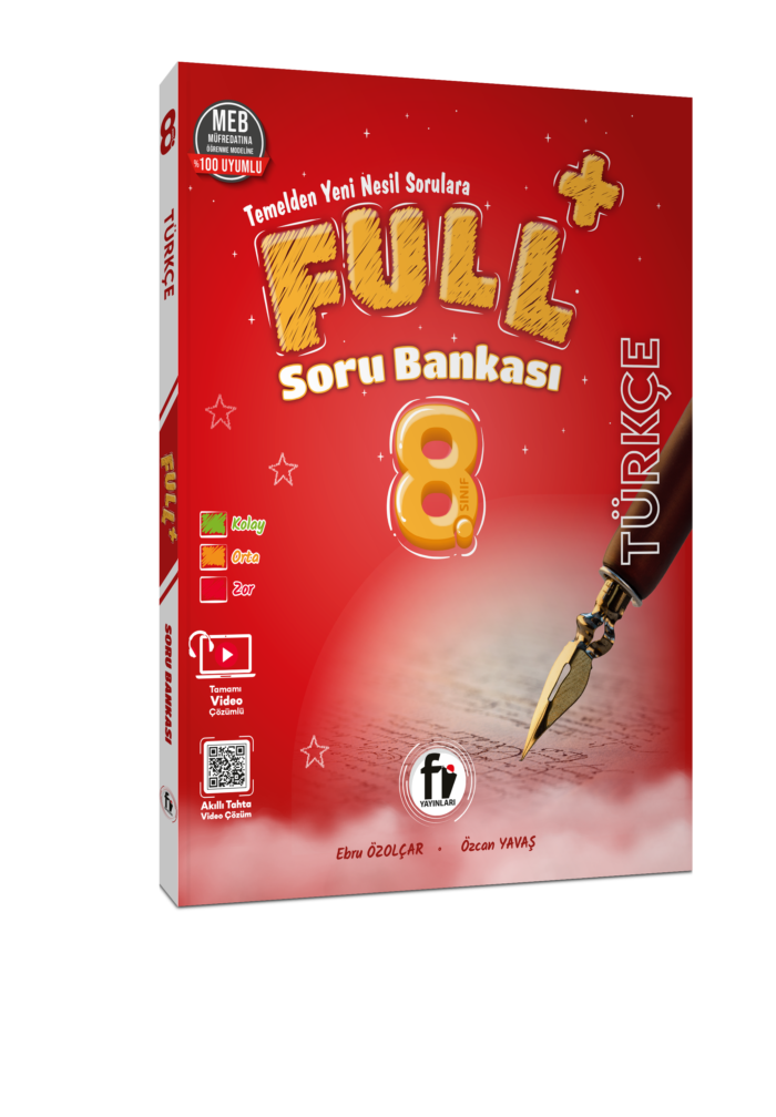 Fi Yayınları 8. Sınıf Full+ Türkçe Soru Bankası - Fi Yayınları kitap kapağı