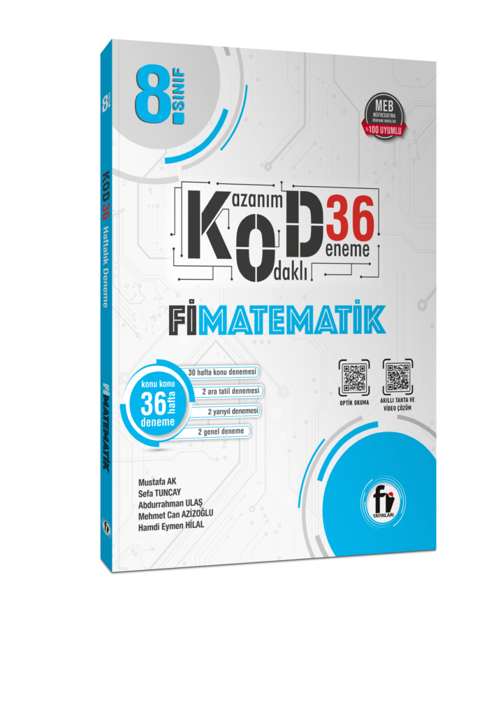 Fi Yayınları 8. Sınıf Matematik Kod 36 Deneme - Fi Yayınları kitap kapağı