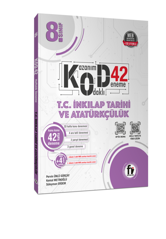Fi Yayınları 8. Sınıf T.c.inkılap Tarihi ve Atatürkçülük Kod 42 Deneme - Fi Yayınları kitap kapağı