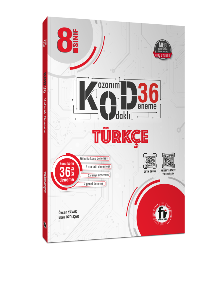 Fi Yayınları 8. Sınıf Türkçe Kod 36 Deneme - Fi Yayınları kitap kapağı