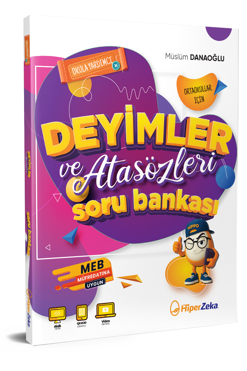 HİPER ZEKA YAYINLARI Deyimler ve Atasözleri Soru Bankası - HİPER ZEKA YAYINLARI kitap kapağı