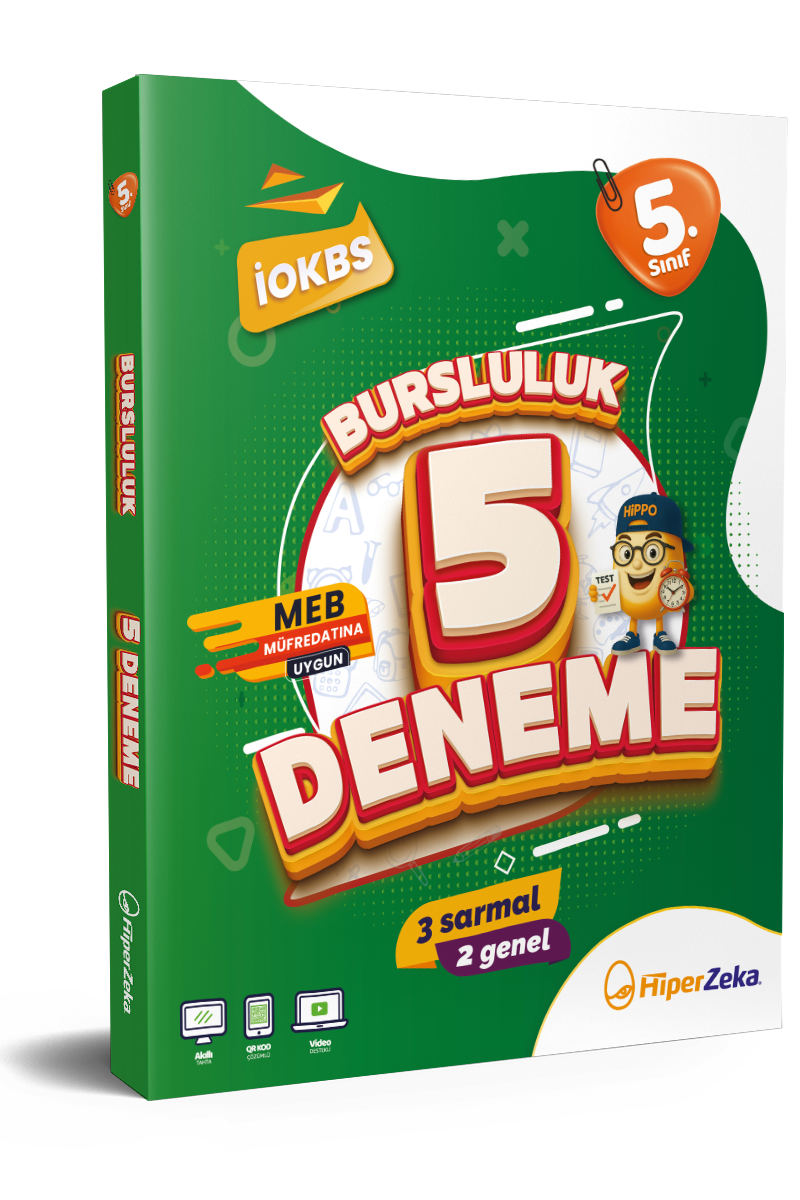 HİPER ZEKA YAYINLARI 5. Sınıf 5 Deneme İOKBS | 3 Sarmal & 2 Genel - HİPER ZEKA YAYINLARI kitap kapağı