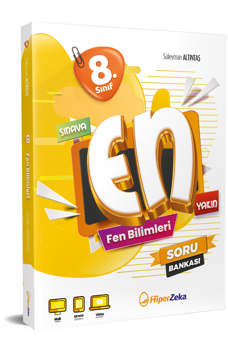 HİPER ZEKA YAYINLARI 8. Sınıf EN Fen Bilimleri Soru Bankası - HİPER ZEKA YAYINLARI kitap kapağı