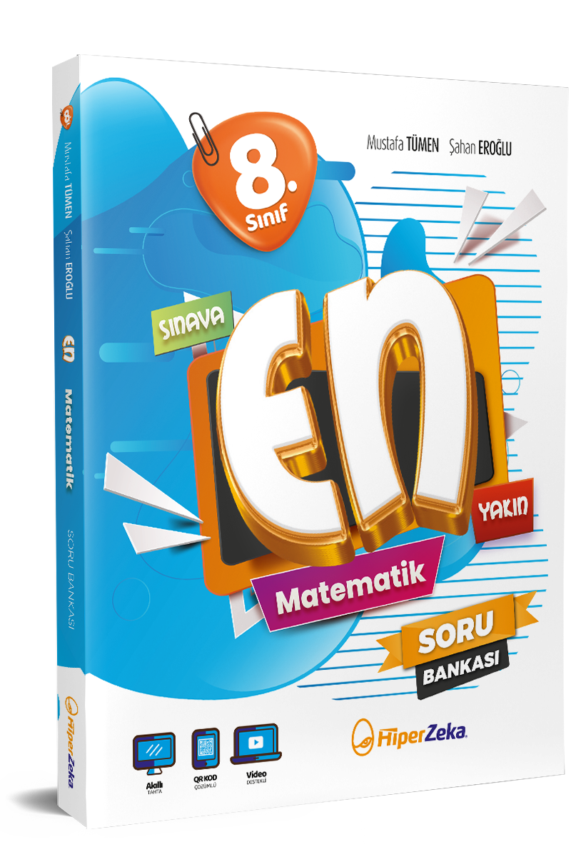 HİPER ZEKA YAYINLARI 8. Sınıf EN Matematik Soru Bankası - HİPER ZEKA YAYINLARI kitap kapağı