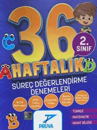 Pruva Akademi Yayınları 2. Sınıf 36 Haftalık Deneme - Pruva Akademi Yayınları kitap kapağı