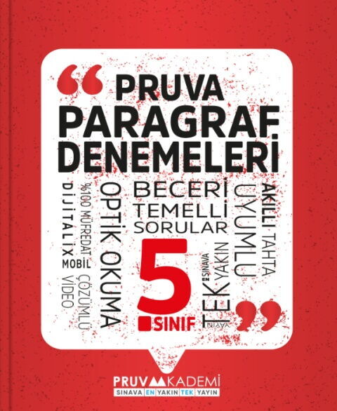 Pruva Akademi Yayınları 5. Sınıf Paragraf Denemeleri - Pruva Akademi Yayınları kitap kapağı