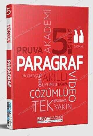 Pruva Akademi Yayınları 5. Sınıf Paragraf Soru Bankası - Pruva Akademi Yayınları kitap kapağı