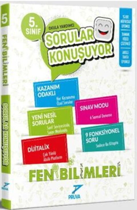 Pruva Akademi Yayınları 5. Sınıf Sorular Konuşuyor Soru Bankası Fen Bilimleri - Pruva Akademi Yayınları kitap kapağı