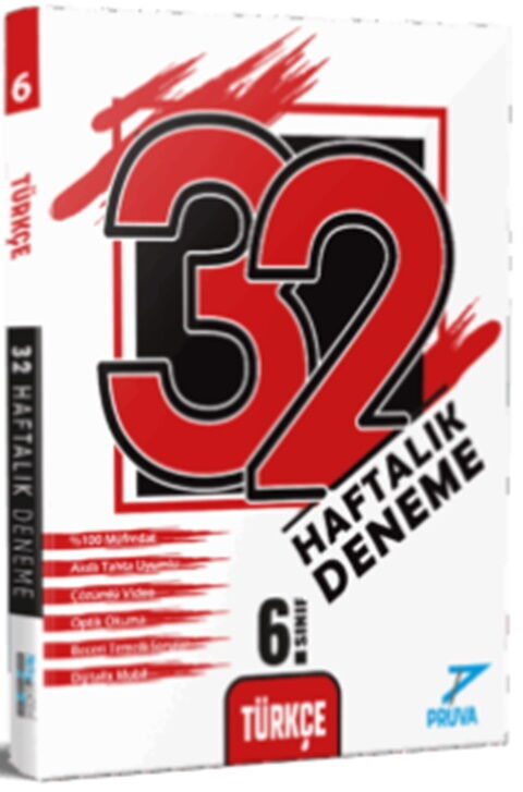 Pruva Akademi Yayınları 6. Sınıf 32 Hafta Türkçe - Pruva Akademi Yayınları kitap kapağı