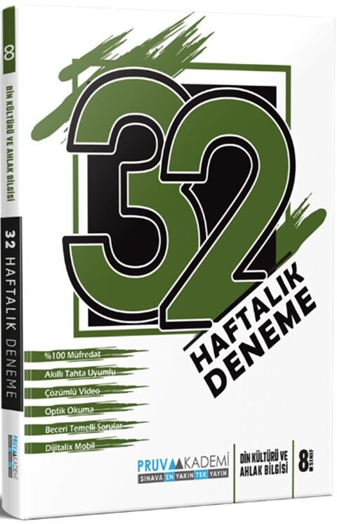 Pruva Akademi Yayınları 8. Sınıf 32 Hafta Din Kültürü - Pruva Akademi Yayınları kitap kapağı