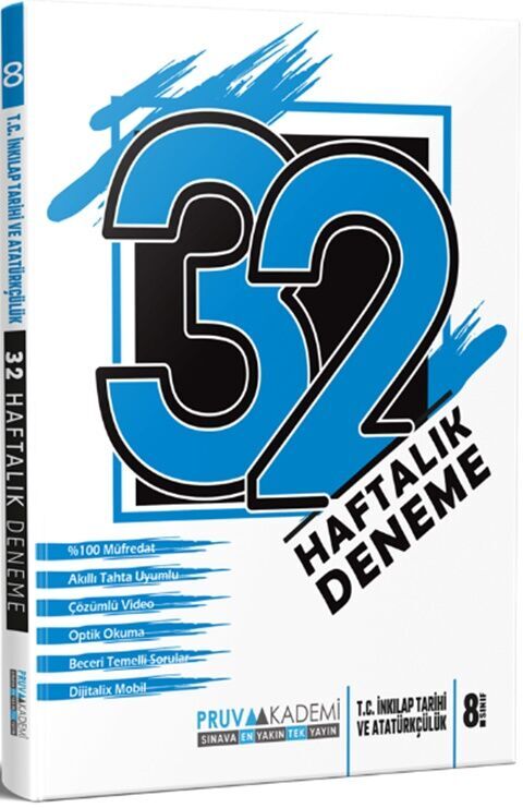 Pruva Akademi Yayınları 8. Sınıf 32 Hafta İnkılap Tarihi - Pruva Akademi Yayınları kitap kapağı