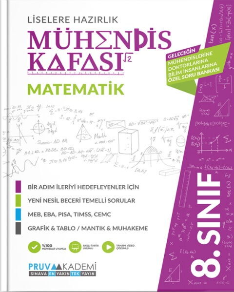 Pruva Akademi Yayınları 8. Sınıf Mühendis Kafası Soru Bankası - Pruva Akademi Yayınları kitap kapağı