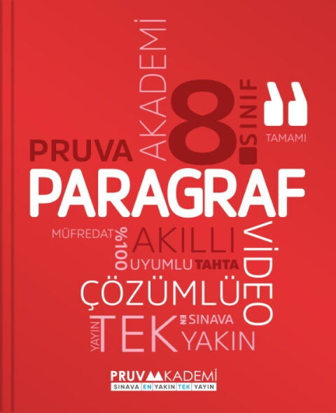 Pruva Akademi Yayınları 8. Sınıf Paragraf Soru Bankası - Pruva Akademi Yayınları kitap kapağı