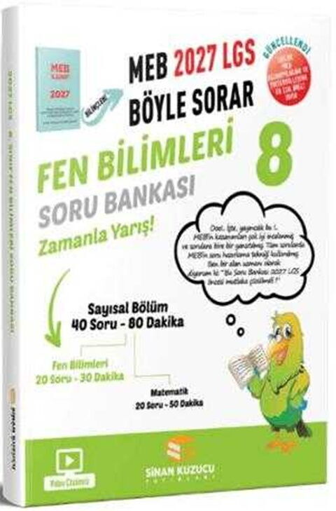 Sinan Kuzucu Yayınları 8. Sınıf Fen Bilimleri Soru Bankası - Sinan Kuzucu Yayınları kitap kapağı
