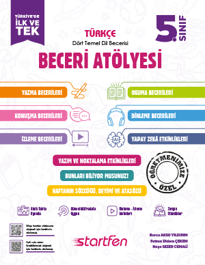Startfen Yayınları 5. Sınıf Beceri Atölyesi - Startfen Yayınları kitap kapağı